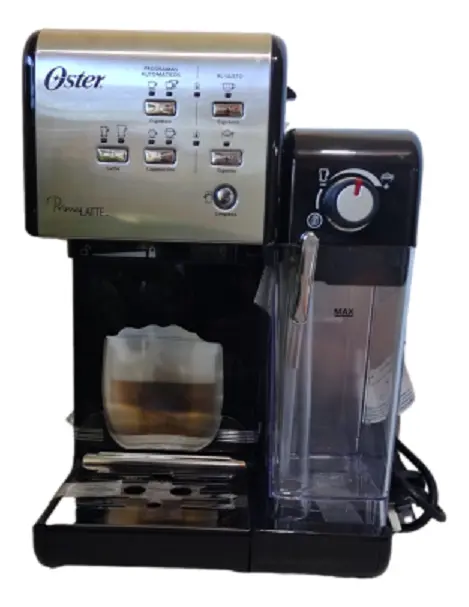 Cafetera Oster Primalatte Bvstem6701ss Acero Y Negra