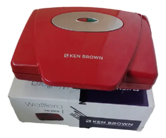 Waflera Electrica Antiadherente Ken Brown Sw-200b — foto 4