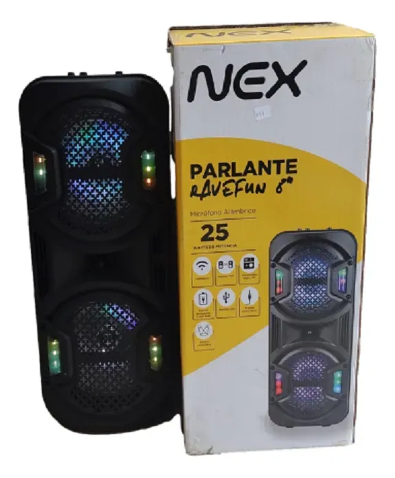 Parlante Nex Ravefun 8 Economico Solo Se Usa Enchufado — foto 3