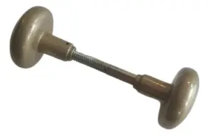 Pomo Bronce Pulido  Doble Manija