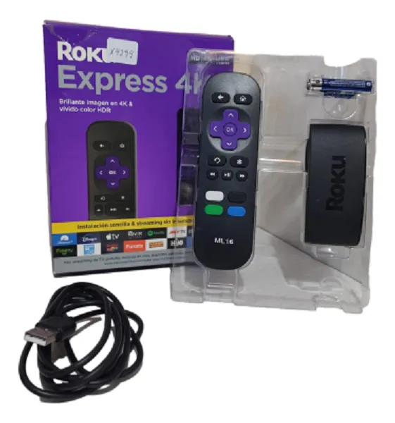 Roku 4k Express 4k 3940 Mx Control No Original — foto 2