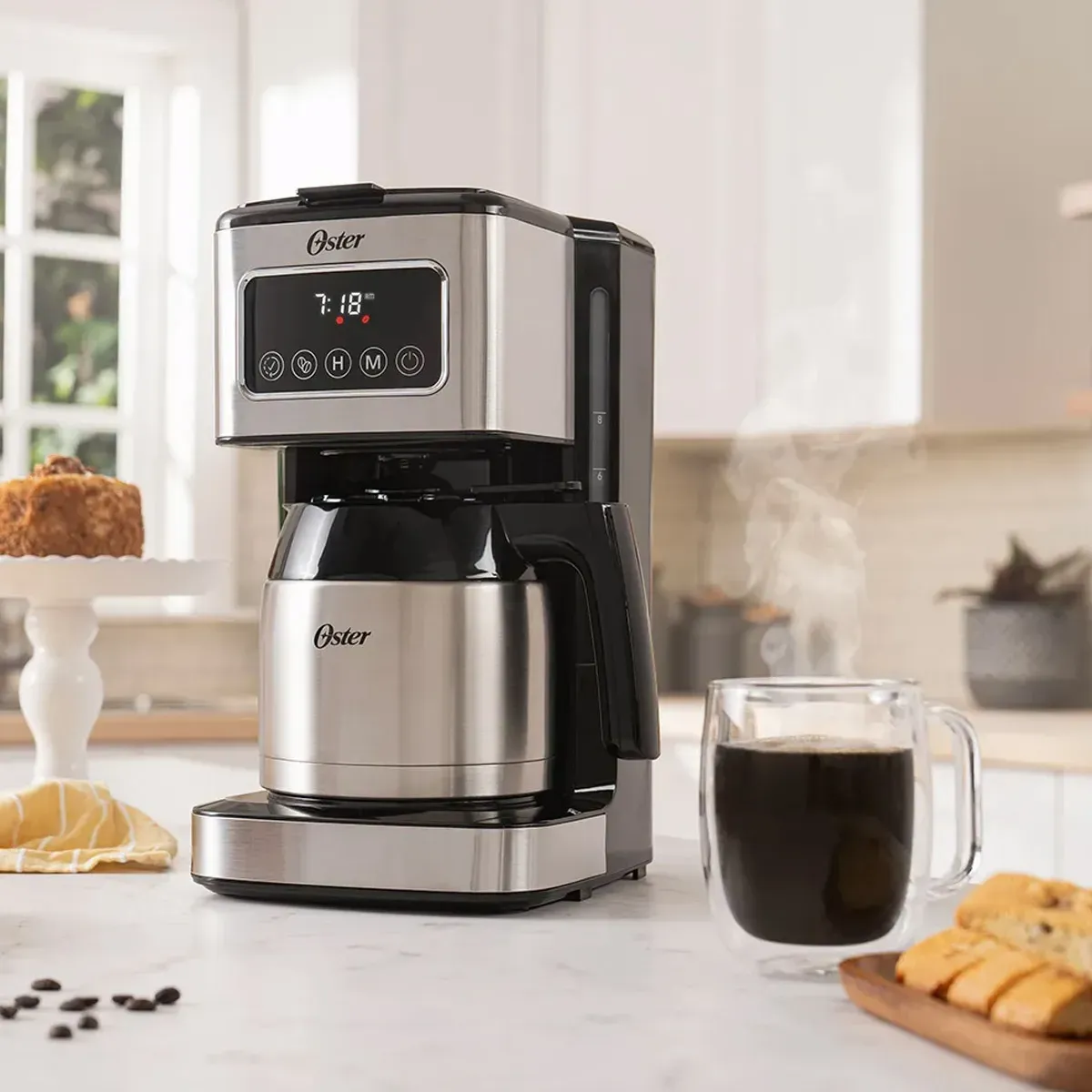 Cafetera Oster Programable Jarra Térmica  Táctil SIN USO — foto 7