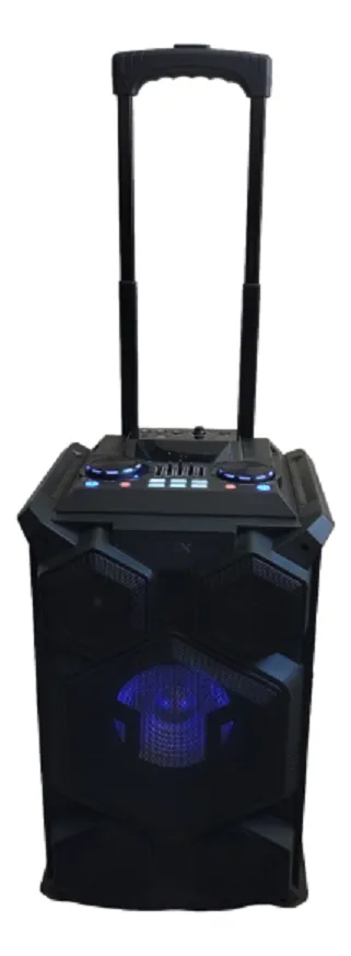 Parlante Bluetooth Portátil Nex Kspw6e Con Micrófono Karaoke — foto 4