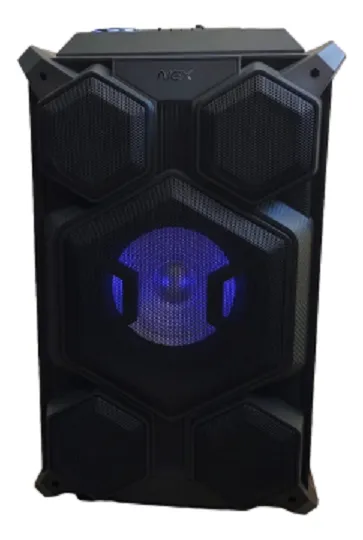 Parlante Bluetooth Portátil Nex Kspw6e Con Micrófono Karaoke — foto 2