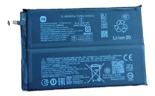 Bateria Para Xiaomi Redmi 15c 4g Bn68 6000 Mah — foto 2