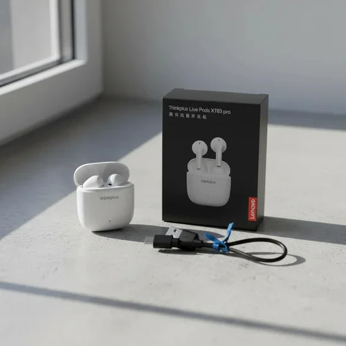 Auriculares Inalámbricos Lenovo Livepods Xt83 Pro Blanco — foto 2