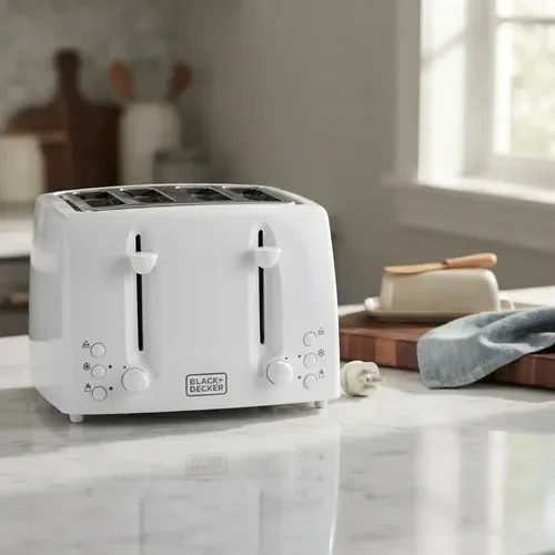 Tostadora Black+decker Tr21650 Blanca
