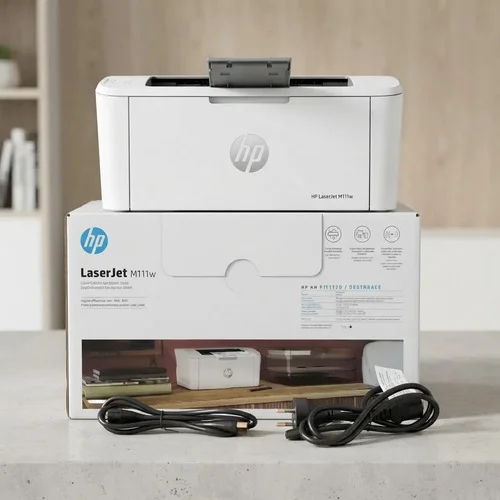 Impresora Hp Laserjet M111w Con Wifi Blanco Y Negro