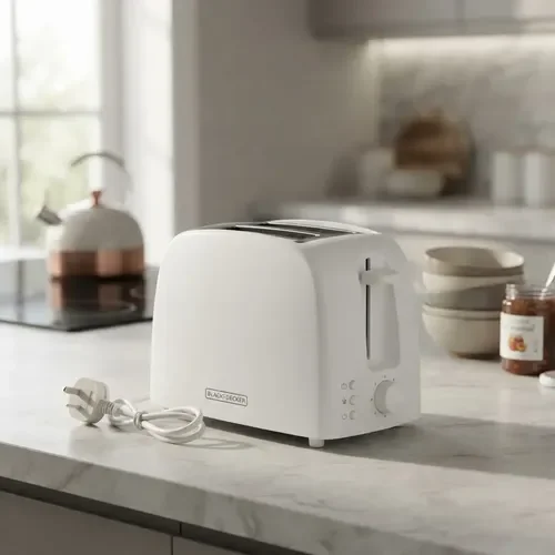 Black+decker Tr21640-ar Tostadora Eléctrica De 2 Rebanadas Blanco