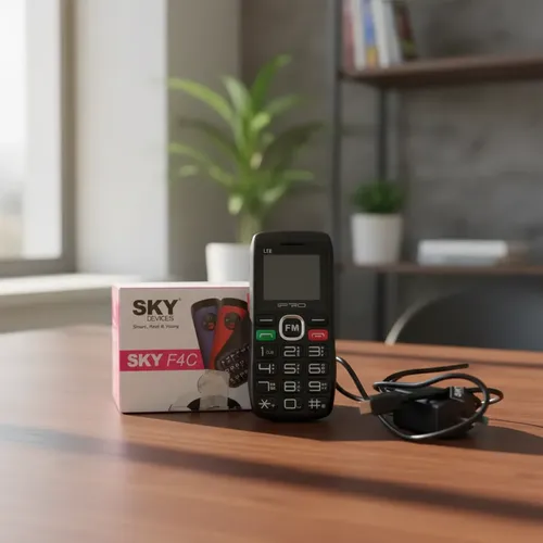 Celular con Teclado Botón SOS y Radio - REACONDICIONADO EXCELENTE