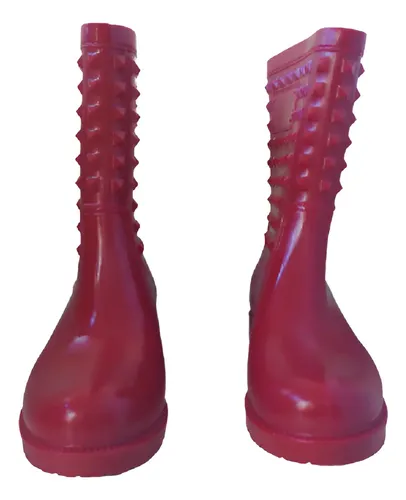 Bota de Lluvia Mujer Tipo Tacha