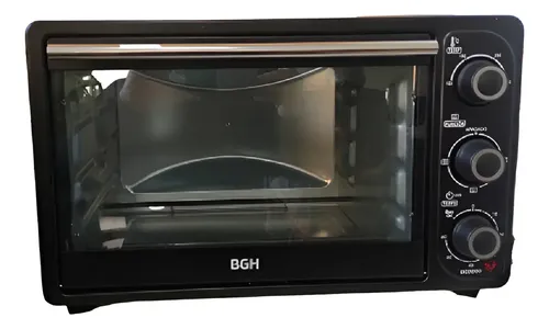 Horno Eléctrico BGH 25L BHE25M19N Negro  - REACONDICIONADA EXCELENTE